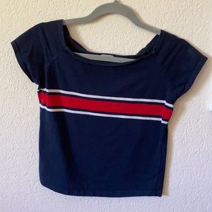 Off the shoulder brandy melville top